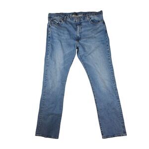 Polo Ralph Lauren Jeans Medium Wash Relaxed Straight Blue Denim Men’s 40 T x 36